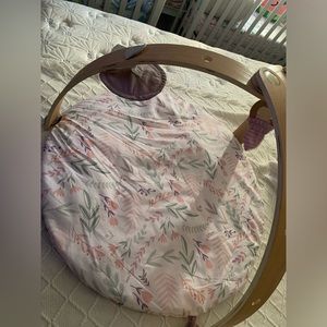 Baby place mat for girls, removal cover for washing.